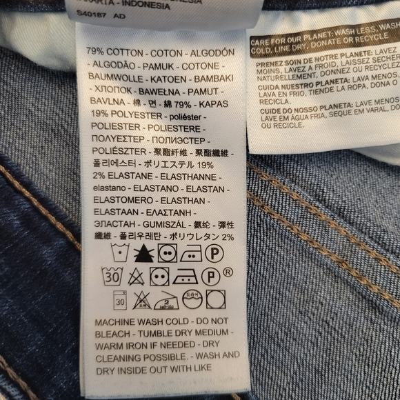 Levi’s Plus Size Denim Shorts Dark Wash Size 22W - Picture 8 of 9